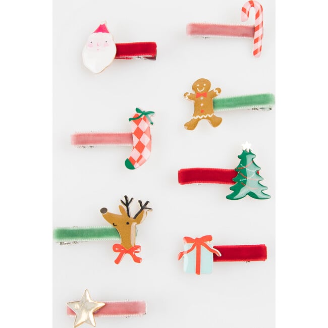 Jolly Christmas Hair Clips