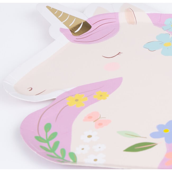 Meadow Unicorns Shaped Plates - Party - 3