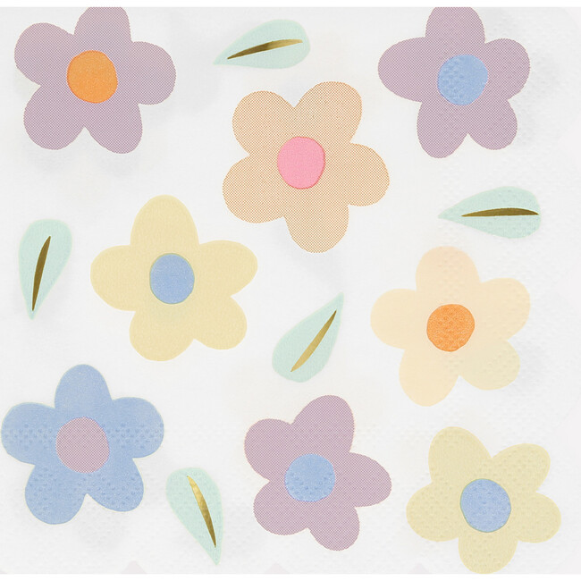 Happy Flowers Small Napkins