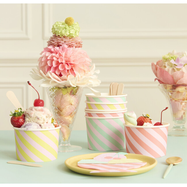 Ice Cream Cups & Spoons