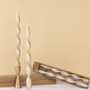 Gold Stripe Twist Candles - Candles - 1 - thumbnail