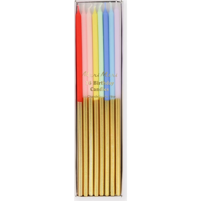 Gold Dipped Rainbow Mix Candles
