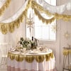 Gold Tinsel Scallop Garland - Party - 2 - thumbnail