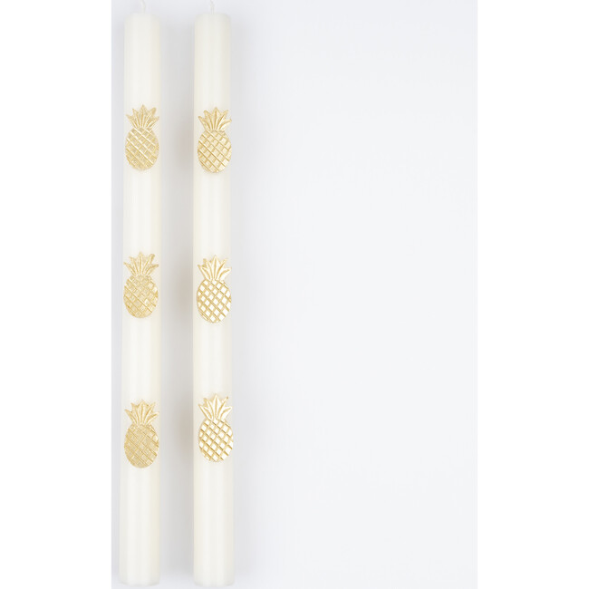 Gold Pineapple Table Candles