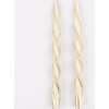 Gold Stripe Twist Candles - Candles - 3