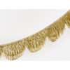 Gold Tinsel Scallop Garland - Party - 3 - thumbnail