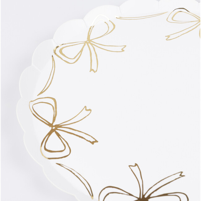 Gold Bow Side Plates