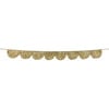 Gold Tinsel Scallop Garland - Party - 4 - thumbnail