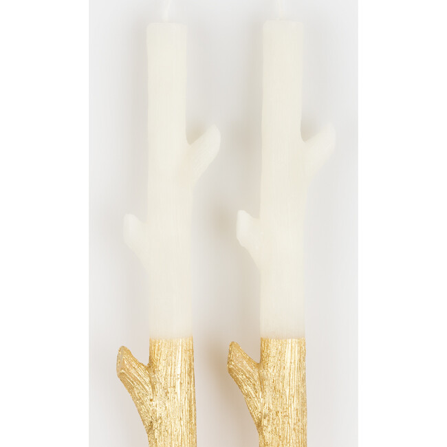 Gold Dipped Stick Candles - Candles - 3