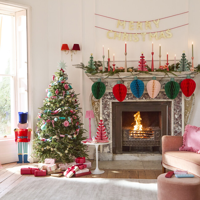 Glitter Merry Christmas Garland