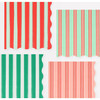 Festive Stripe Large Napkins - Party - 1 - thumbnail
