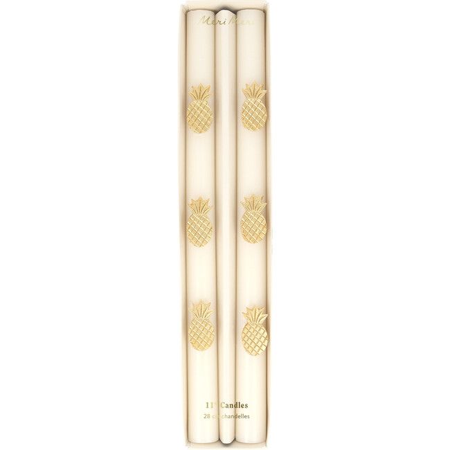 Gold Pineapple Table Candles - Candles - 4