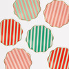 Festive Stripe Side Plates - Party - 1 - thumbnail