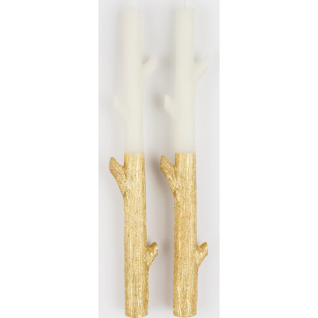 Gold Dipped Stick Candles - Candles - 4