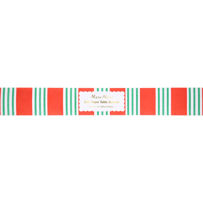 Festive Stripe Table Runner