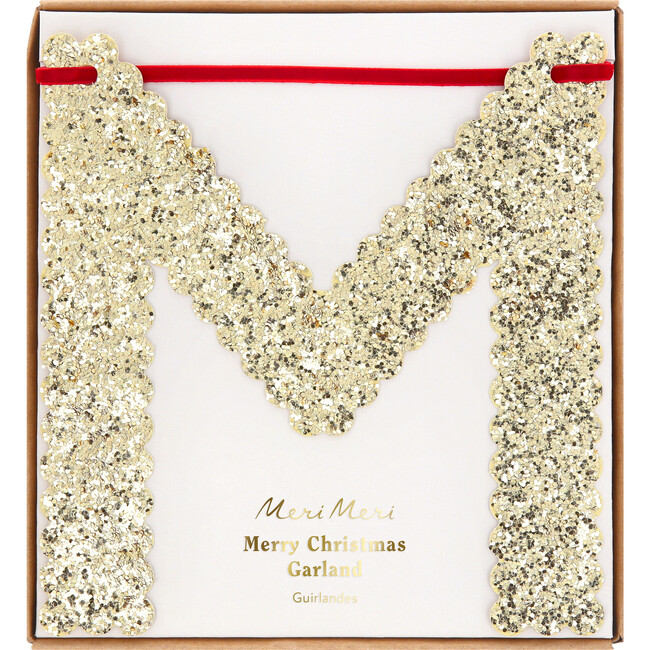 Glitter Merry Christmas Garland - Party - 3
