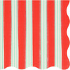 Festive Stripe Small Napkins - Party - 4