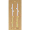 Gold Dipped Stick Candles - Candles - 5
