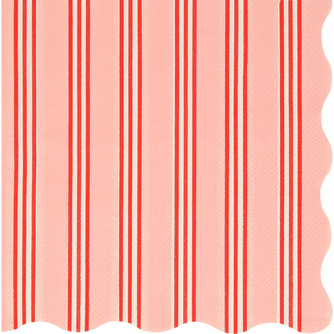 Festive Stripe Large Napkins - Party - 3