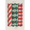 Festive Stripe Table Candles - Candles - 4 - thumbnail