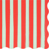 Festive Stripe Large Napkins - Party - 4 - thumbnail