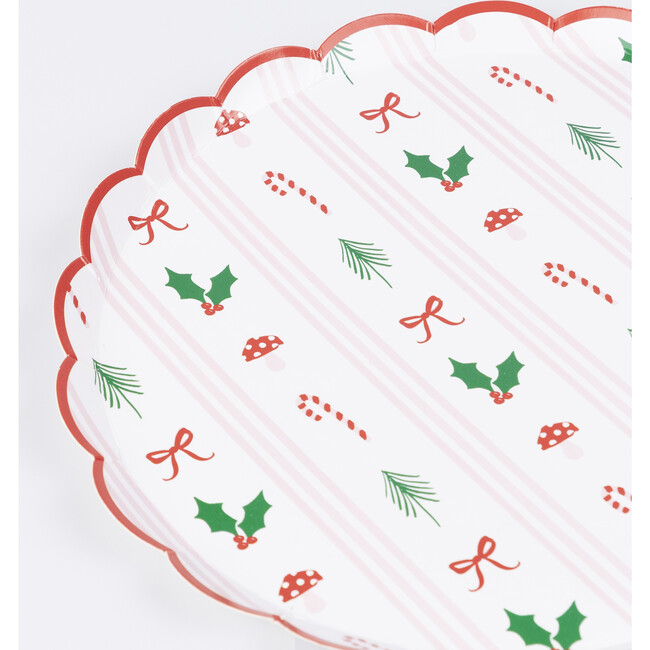 Festive Icon Stripes Side Plates - Party - 3