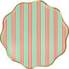 Festive Stripe Side Plates - Party - 4 - thumbnail