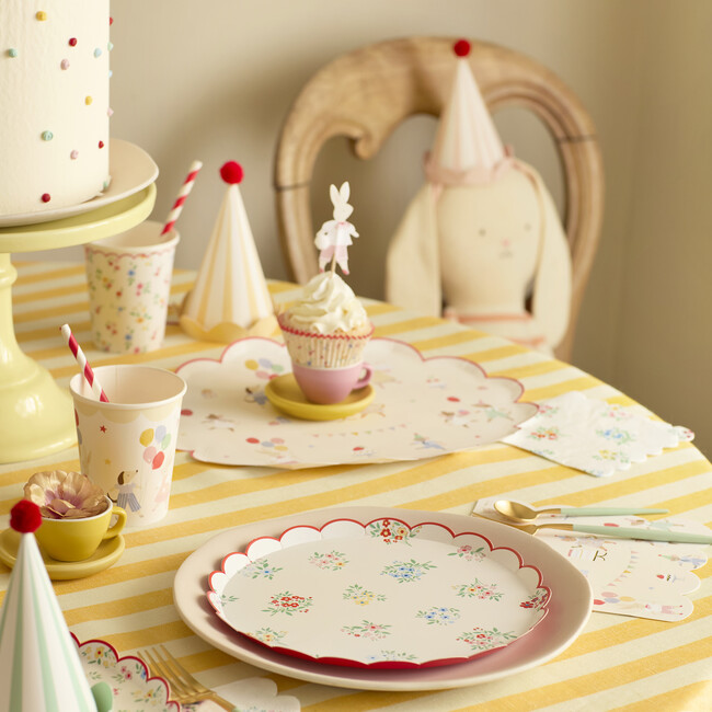 Ditsy Posy Scalloped Side Plates