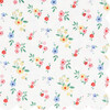 Ditsy Posy Scalloped Small Napkins - Party - 4 - thumbnail