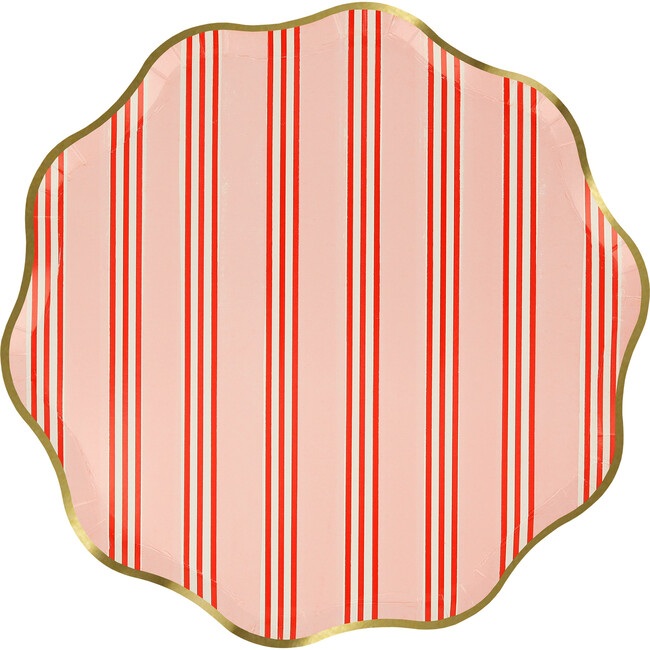 Festive Stripe Side Plates - Party - 5