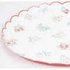 Ditsy Posy Scalloped Dinner Plates - Party - 3 - thumbnail