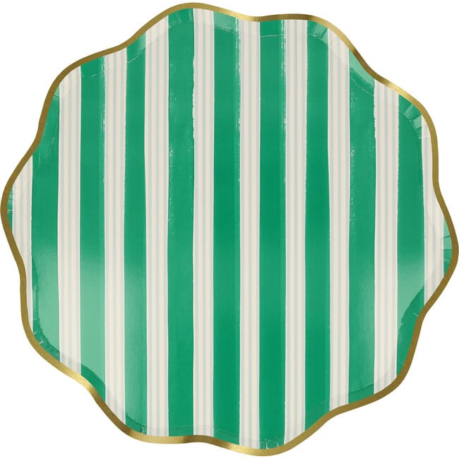 Festive Stripe Dinner Plates - Party - 6