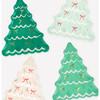 Christmas Tree With Bows Plates - Party - 1 - thumbnail