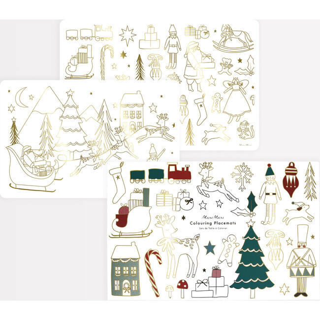Christmas Coloring Placemats