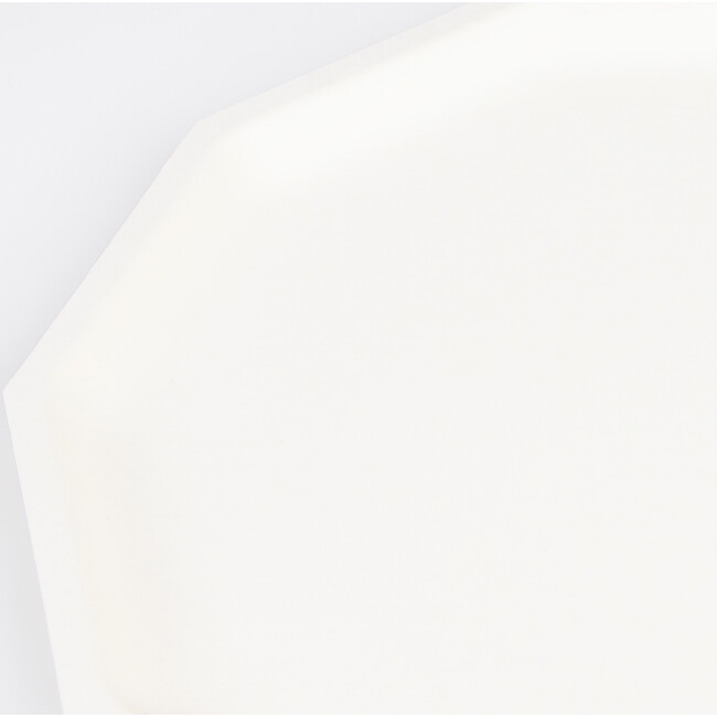 Cream Decagon Compostable Side Plates - Party - 3