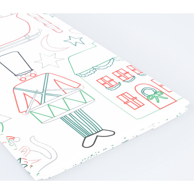 Christmas Color In Activity Tablecloth