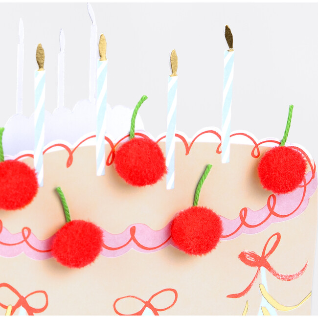 Cherry Cake Birthday Card