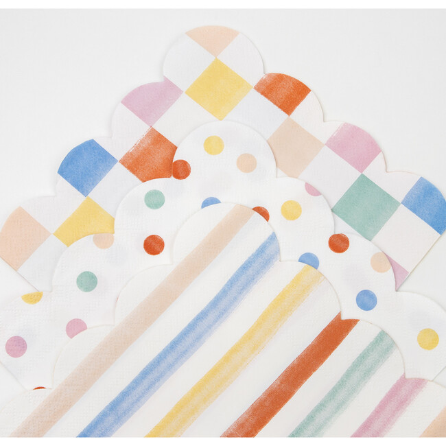 Colorful Pattern Small Napkins - Party - 3