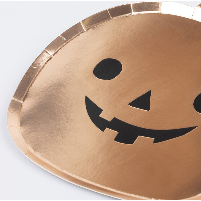 Copper Pumpkin Plates - Party - 3