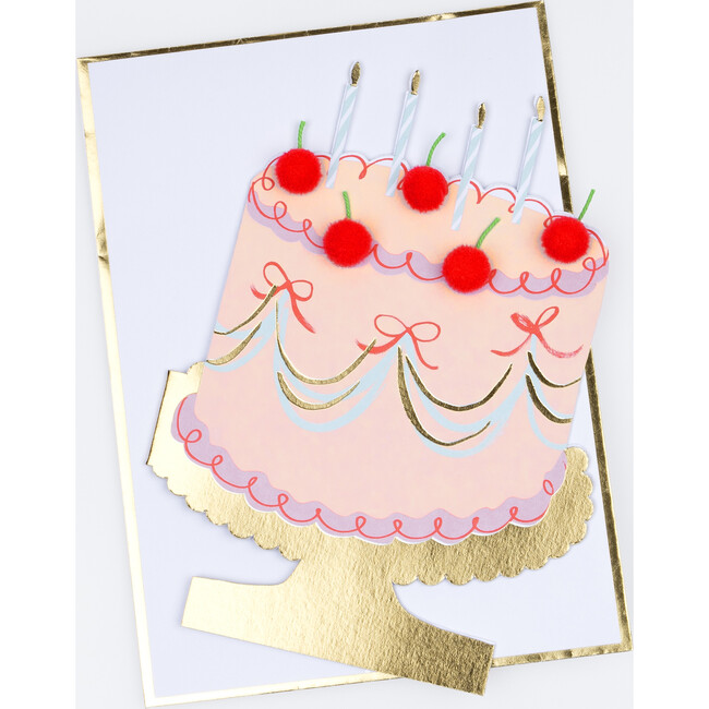Cherry Cake Birthday Card - Greeting Cards - 3