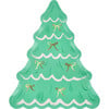 Christmas Tree With Bows Plates - Party - 4 - thumbnail