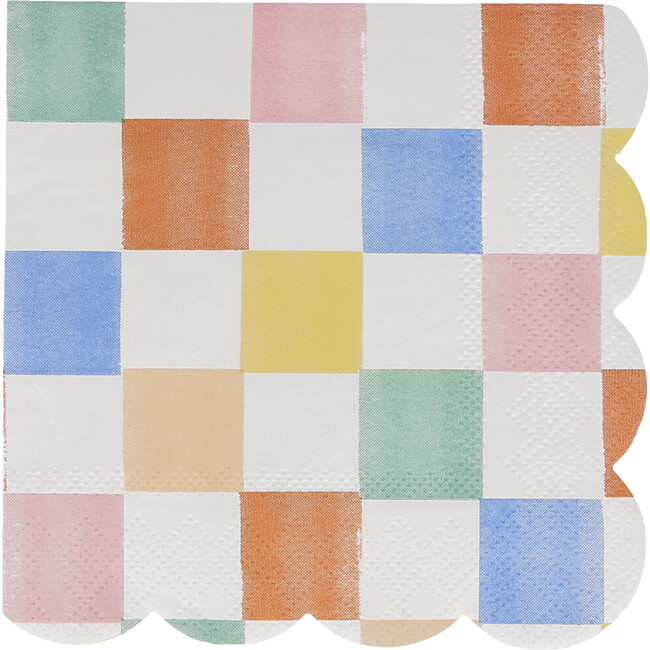 Colorful Pattern Small Napkins - Party - 6