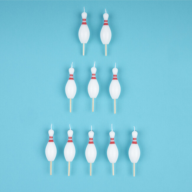 Bowling Pin Candles