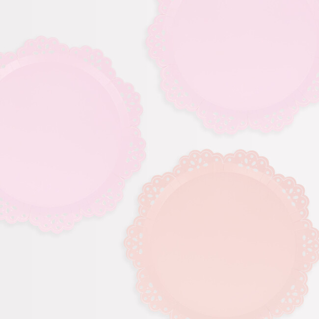 Broderie Anglaise Lace Multi Dinner Plates