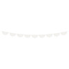 Broderie Anglaise Lace White Pennant Garland - Party - 3