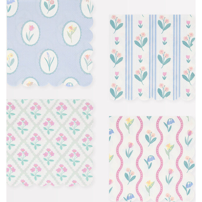 Bloomsbury Floral Pattern Small Napkins