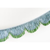 Blue Tinsel Scallop Garland - Party - 2
