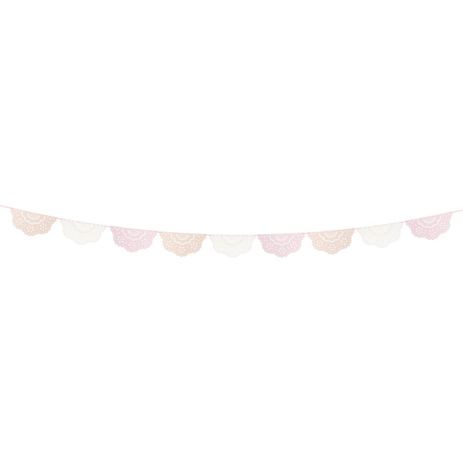 Broderie Anglaise Lace Multi Pennant Garland - Party - 3