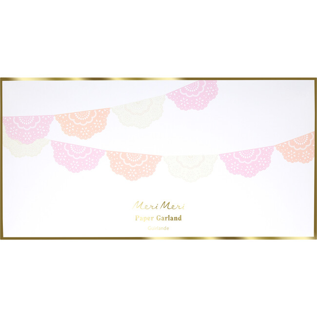 Broderie Anglaise Lace Multi Pennant Garland - Party - 4
