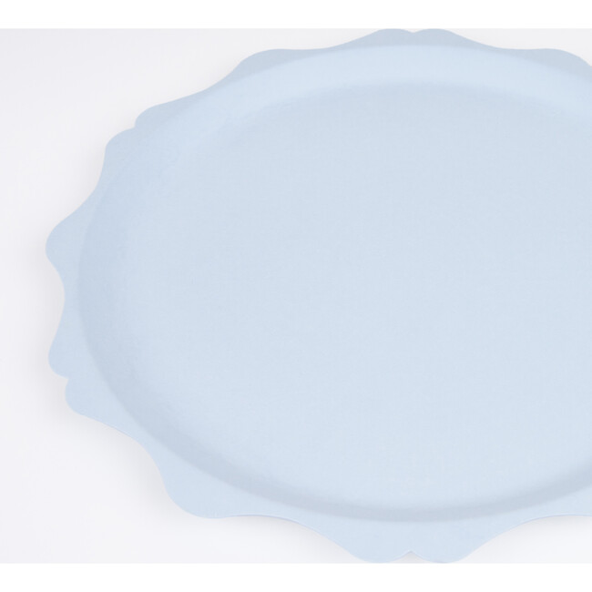 Blue Decorative Edge Compostable Dinner Plates - Party - 3